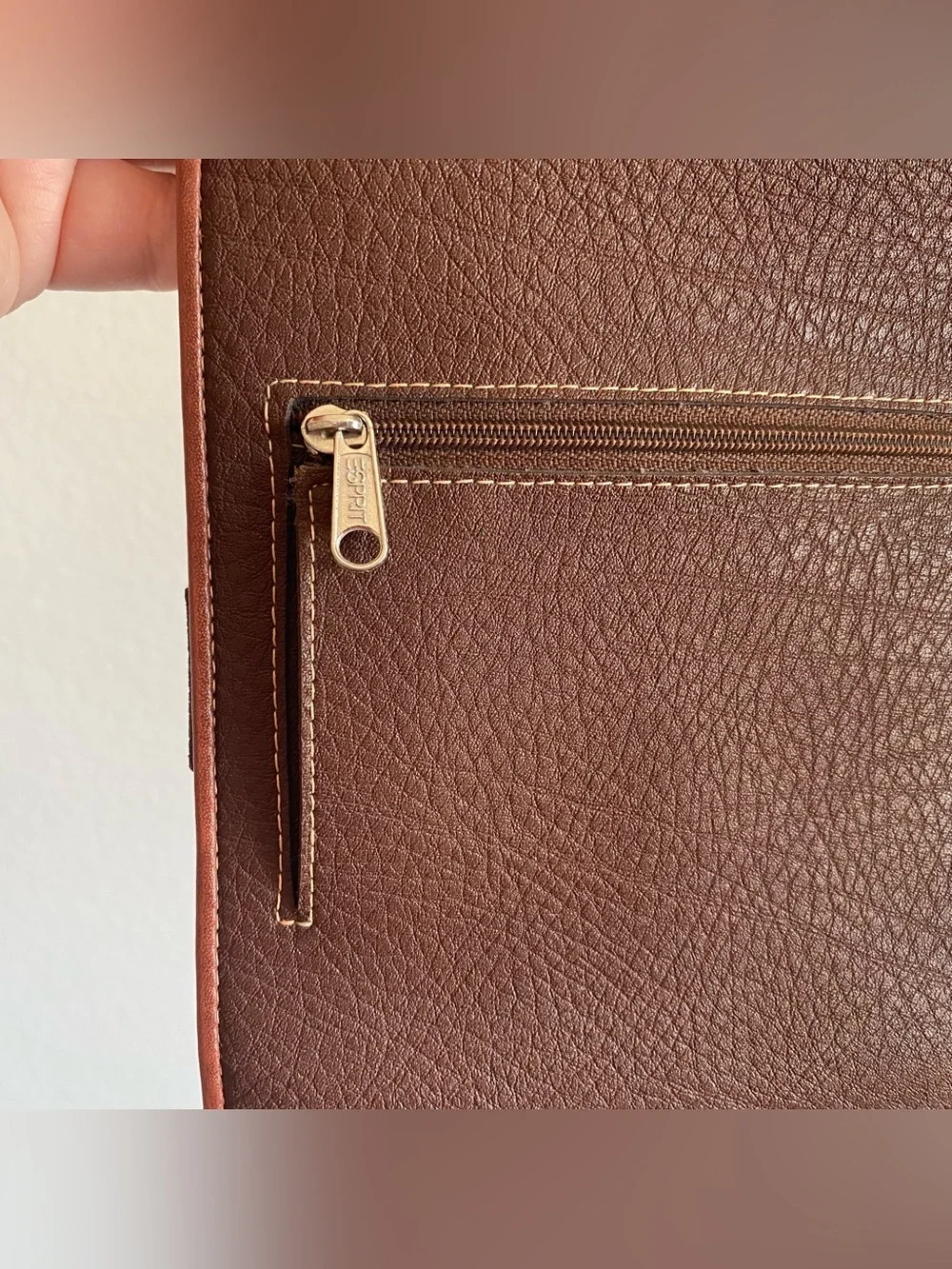 Vintage Esprit bi fold wallet card holder - travel organizer